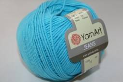 Пряжа Yarn Art JEANS  (Цвет: 33 бирюза)
