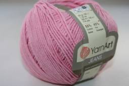 Пряжа Yarn Art JEANS  (Цвет: 36 розовый)