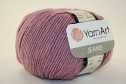 Пряжа Yarn Art JEANS  (Цвет: 65 розовая сирень)