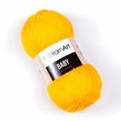 Пряжа Yarn Art BABY (Цвет: 32 ярко-желтый)