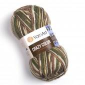 Пряжа Yarn Art CRAZY COLOR (Цвет: 159 коричнево-бежево-зеленый)