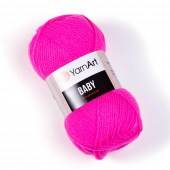 Пряжа Yarn Art BABY (Цвет: 174 ярко розовый)