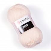 Пряжа Yarn Art BABY (Цвет: 854 экрю)