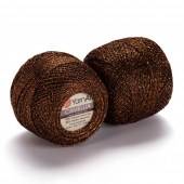Пряжа Yarn Art CAMELLIA (Цвет: 422 коричневый-серебро)