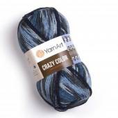 Пряжа Yarn Art CRAZY COLOR (Цвет: 174 сине-серо-голубой меланж)