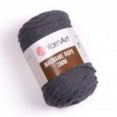 Пряжа Yarn Art MACRAME ROPE 3MM (Цвет: 758 т.серый)
