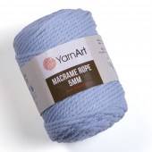 Пряжа Yarn Art MACRAME ROPE 5MM (Цвет: 760 св.голубой)