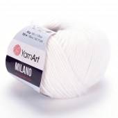 Пряжа Yarn Art MILANO (Цвет: 851 белый)