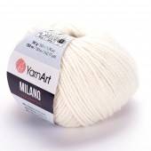 Пряжа Yarn Art MILANO (Цвет: 852 молочный)