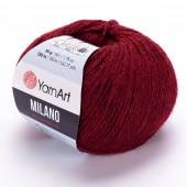 Пряжа Yarn Art MILANO (Цвет: 856 бордо)